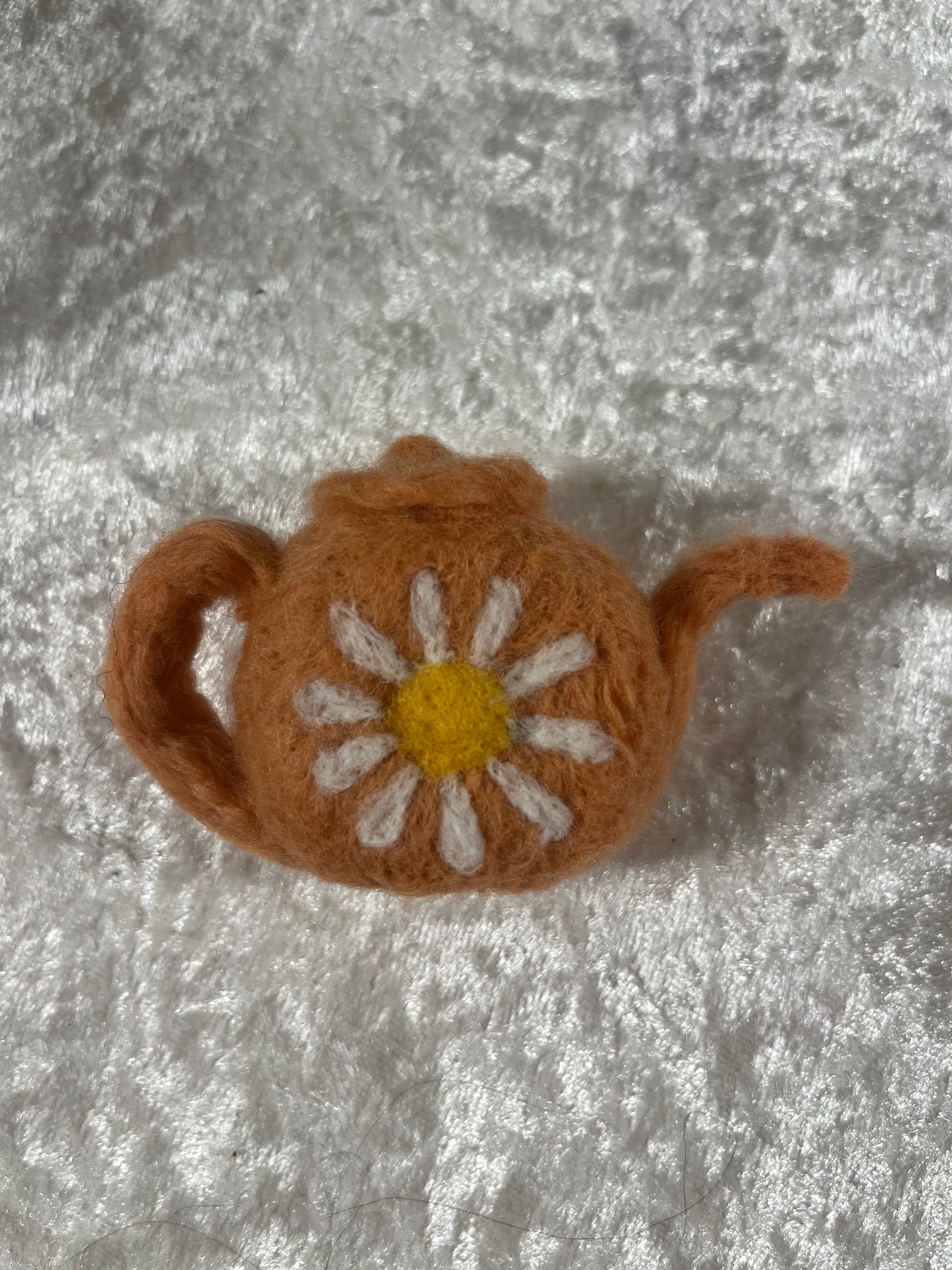 Felt Chamomile Tea Kettle